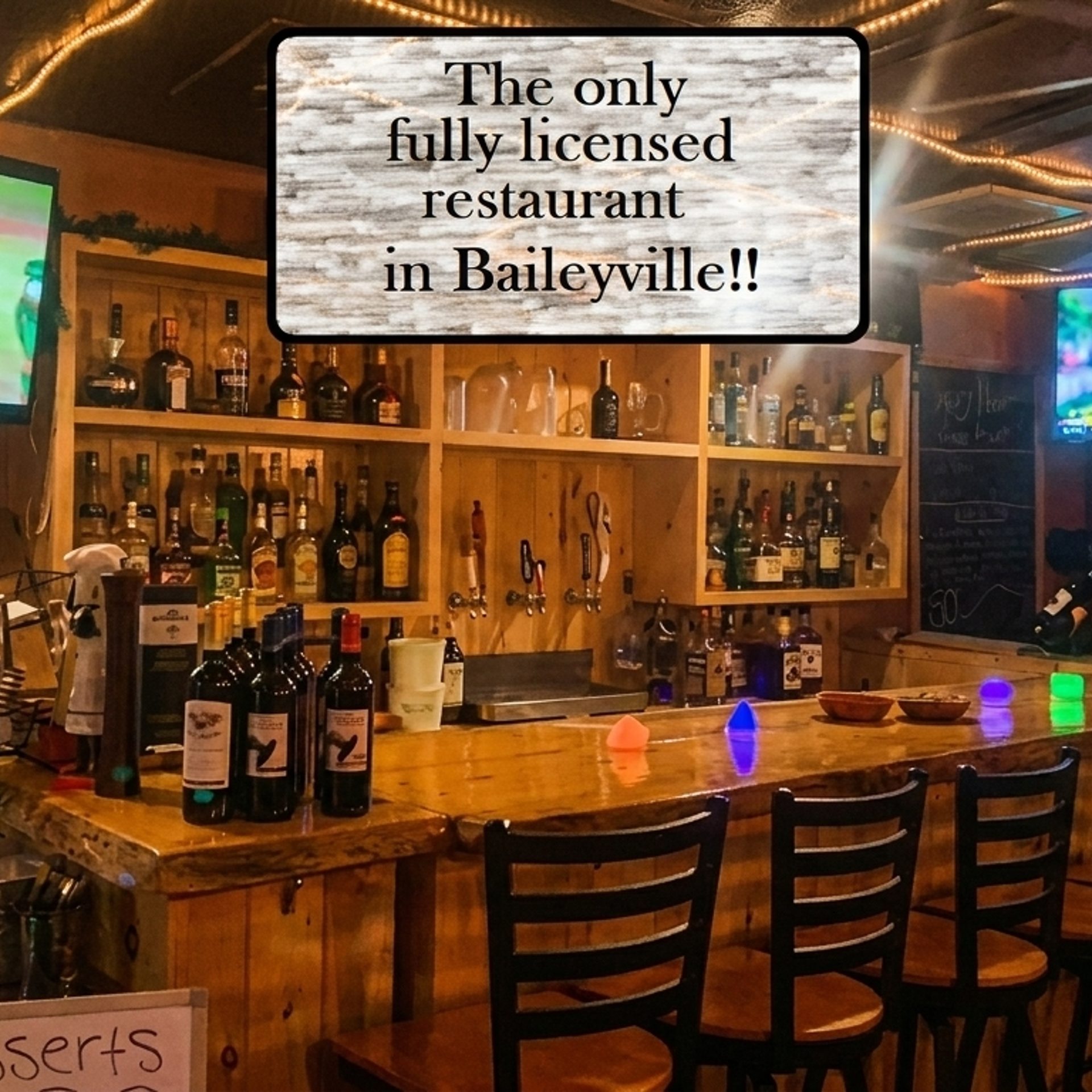 Cocktails at the Bar